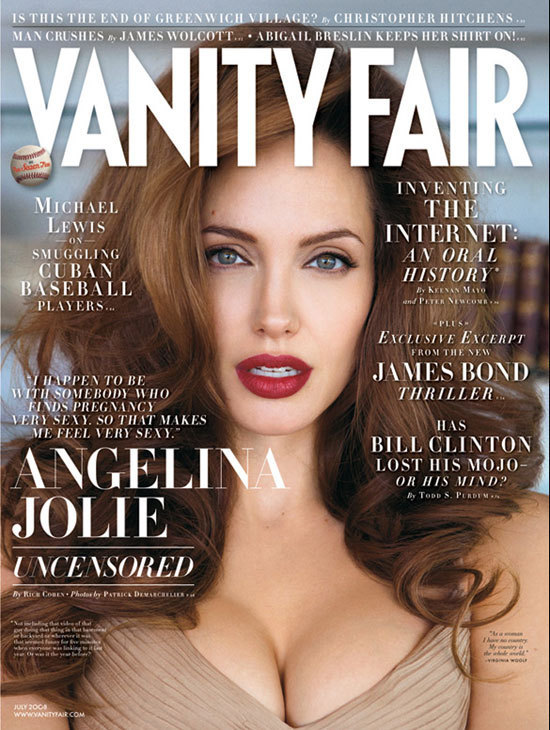 angelina jolie makeup. Angelina Jolie on the cover of