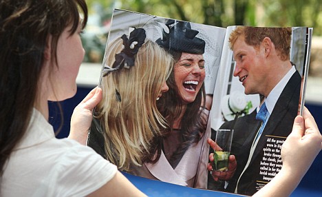 how did prince harry and chelsy davy meet. Photo from Hello!